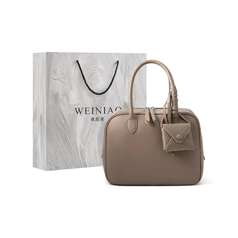Vigno Synthetic Leather One Shoulder Handbags Regular Women's Brown/Khaki/White/Black-6