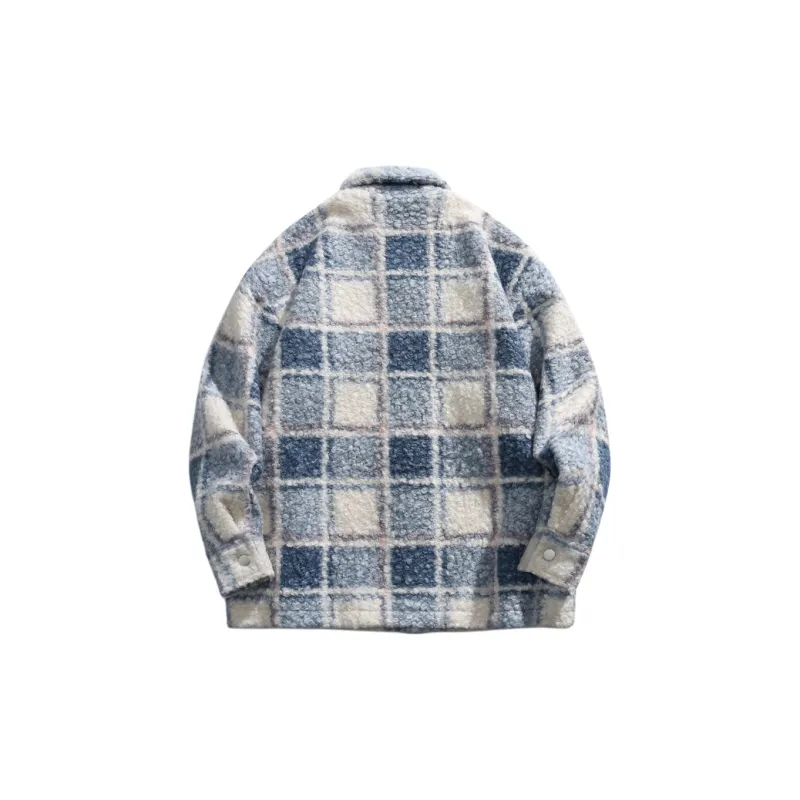 PEIMENG Jackets Coats Unisex Sky Blue-1