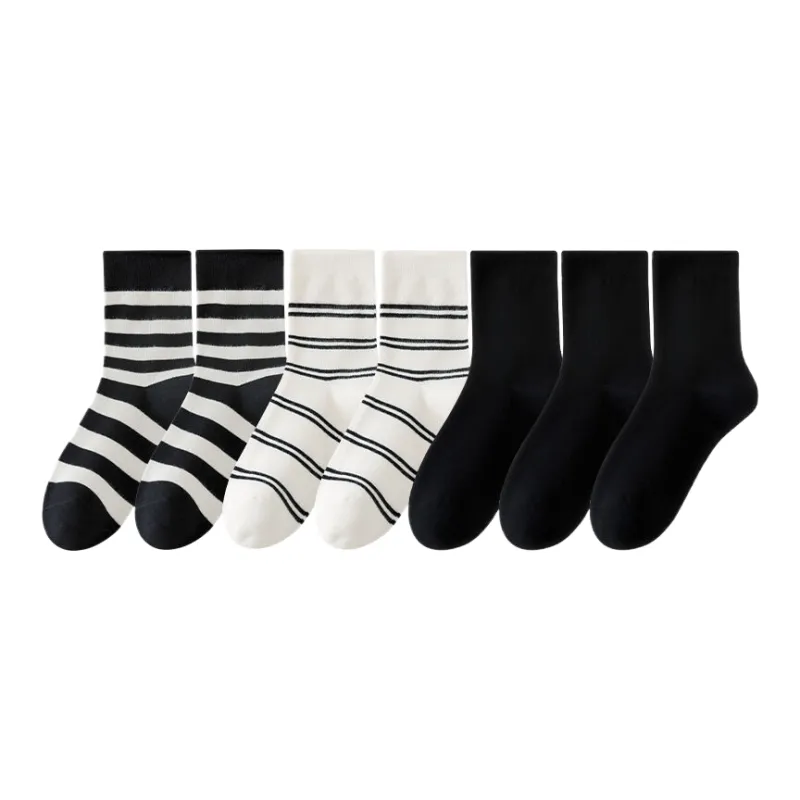 Lan Miao Mid Calf Socks Women's 7 Pack-1