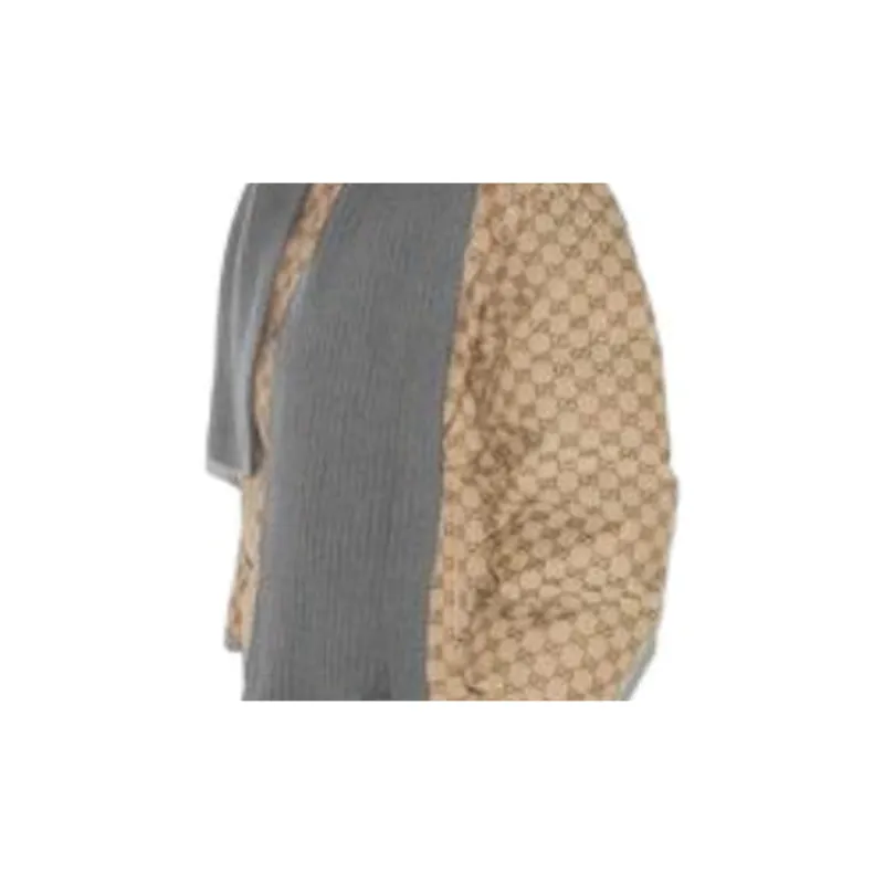 GUCCI Logo Patch Knit Scarf-2