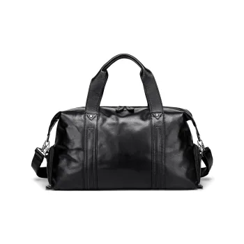 Ace Paul Top Grain Cow Leather One Shoulder Handbags Regular Unisex Black