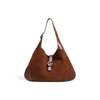 FAIRWHALE Matte Cowhide Leather Shoulder Bag Regular Women's Multicolor