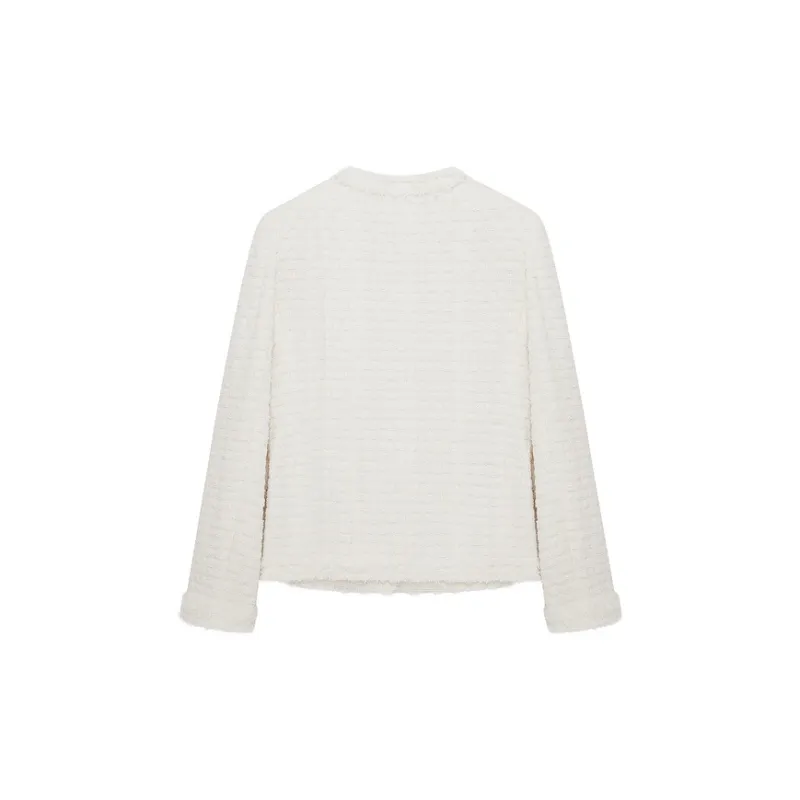 D'zzit Cropped Coat Women's Bleached-1