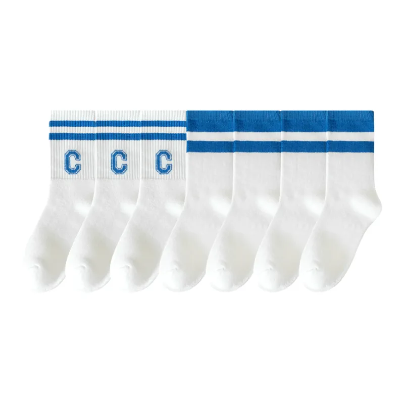 Lan Miao Mid Calf Socks Women's 7 Pack-7