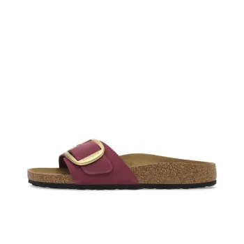 Birkenstock Madrid Big Buckle EVA Abrasion-Resistant Slide Slippers Women's Fuchsia Narrow Fit