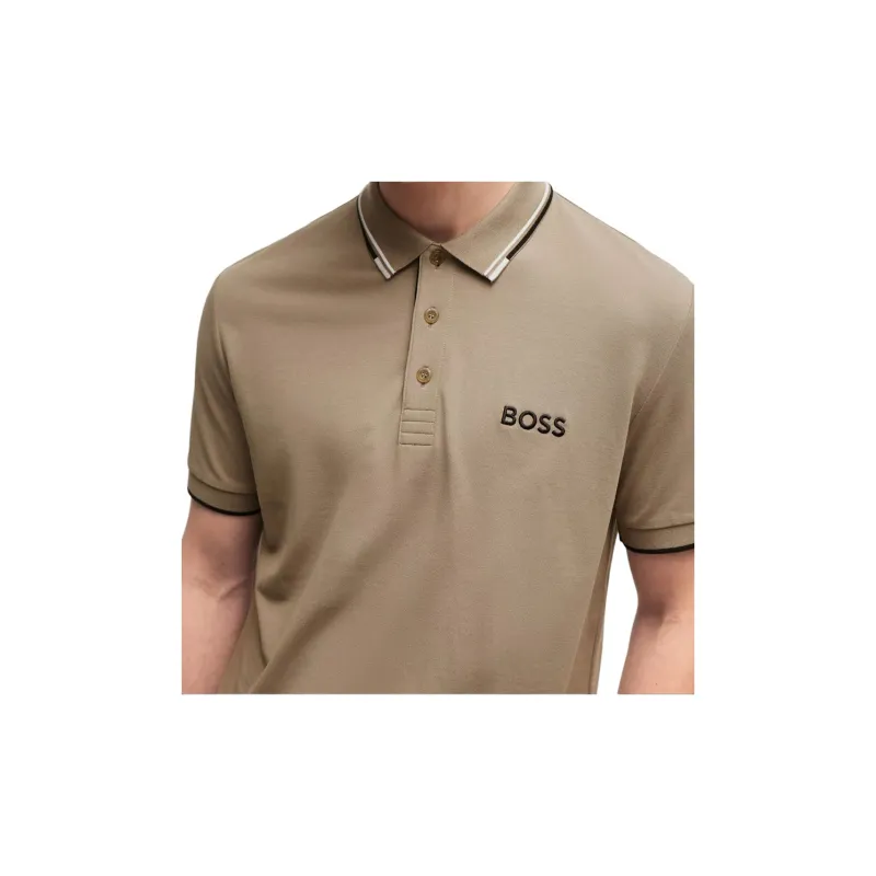 HUGO BOSS Logo embroidered Polo Shirt-4