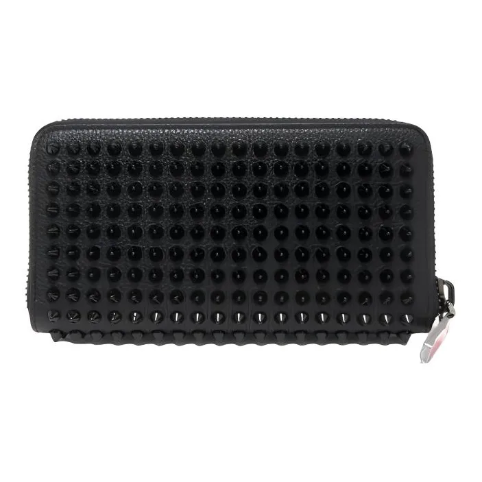 CL Leather Wallet Women's Black-1
