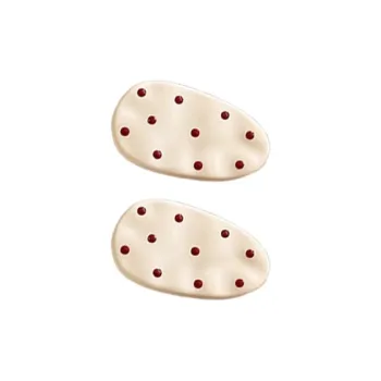 Water Jade Acrylic Hair Clips Women's