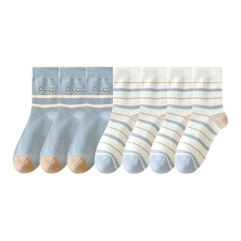 Lan Miao Mid Calf Socks Women's 7 Pack-6