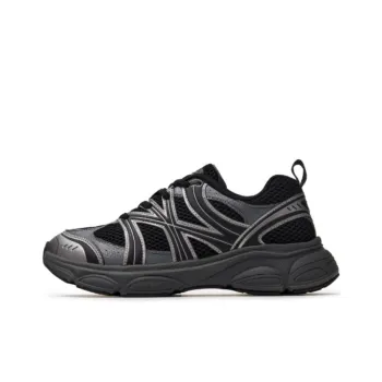 MLB Chunky Runner Ace Runner Slip Resistant Low Top Running Shoes Unisex Black