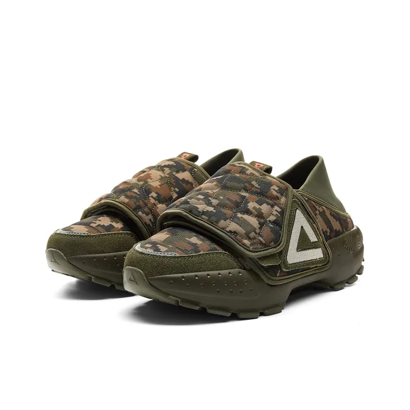 PEAK Low Top Casual Shoes Men's Green Camouflage-2