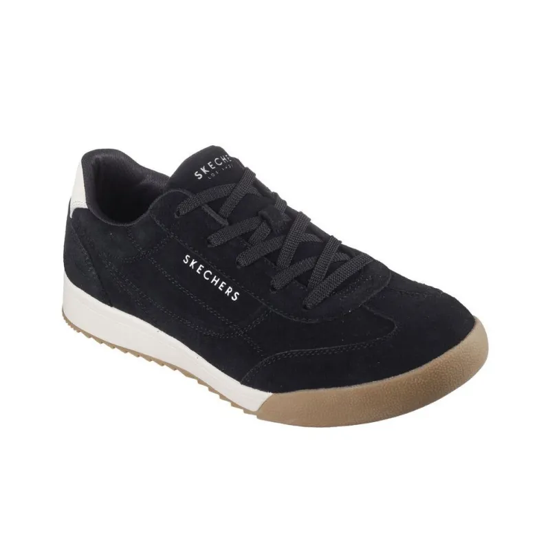 Skechers Anti Slip Wear Resistant Low Top Skateboard Shoes Men's Black-1