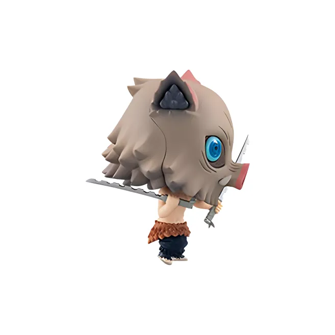 MegaHouse Mosquito Coil Eyes! Demon Slayer  Kimetsu No Yaiba Inosuke Hashibira Chibi Figures-3