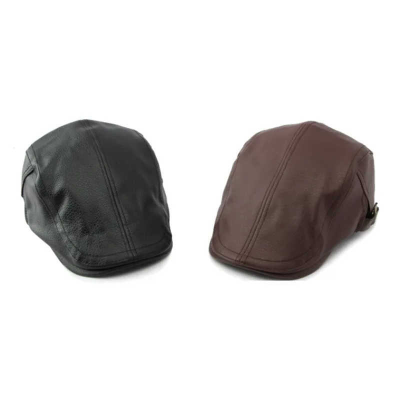 TUCANO PU Leather Berets Unisex-3