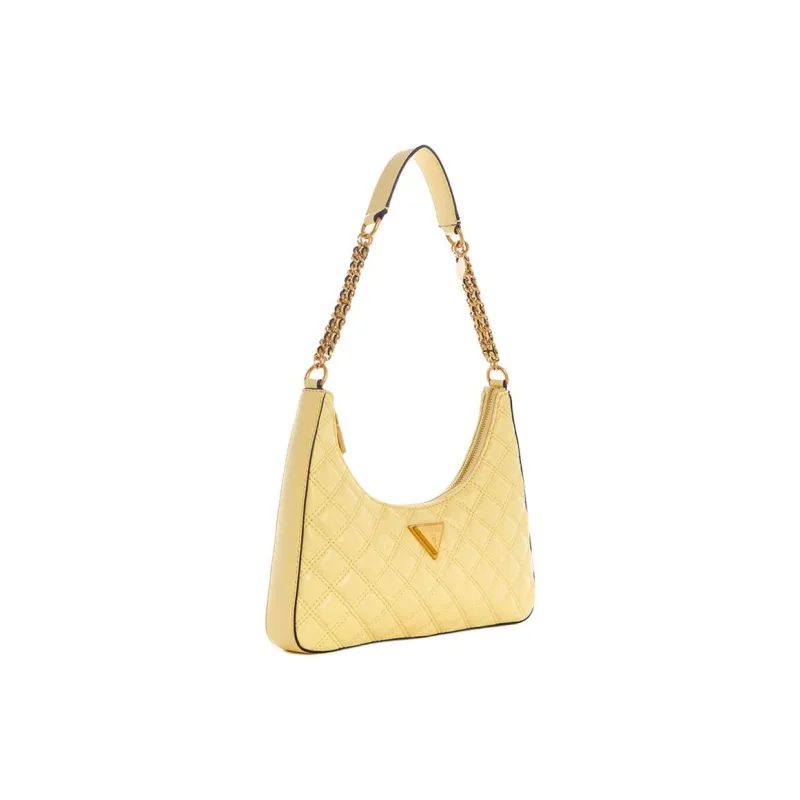 GUESS Polyurethane Handbag Shoulder Bag Women's Yellow-1
