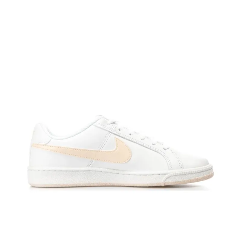 Nike Court Royale Lightweight Coverage Low-Top Skateboard Shoes Women's White Orange-1