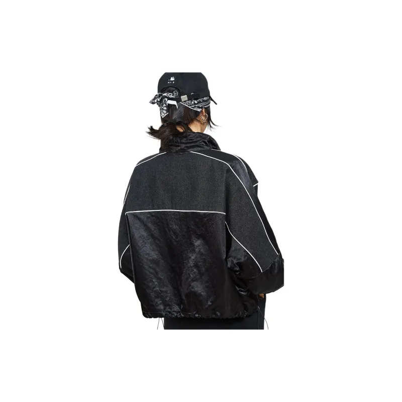 MUGUOGUOMU Cropped Coat Women's-1