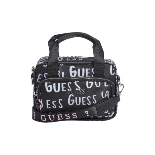 GUESS Nylon Shoulder Bag Crossbody Bag Handbag Women's Black