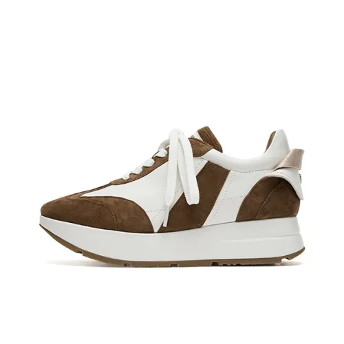 CINDY C ERIC Wear-Resistant Low-Top Casual Shoes Women's White