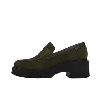 CAMPER Milah Loafers 5.4cm Women's Olive Green