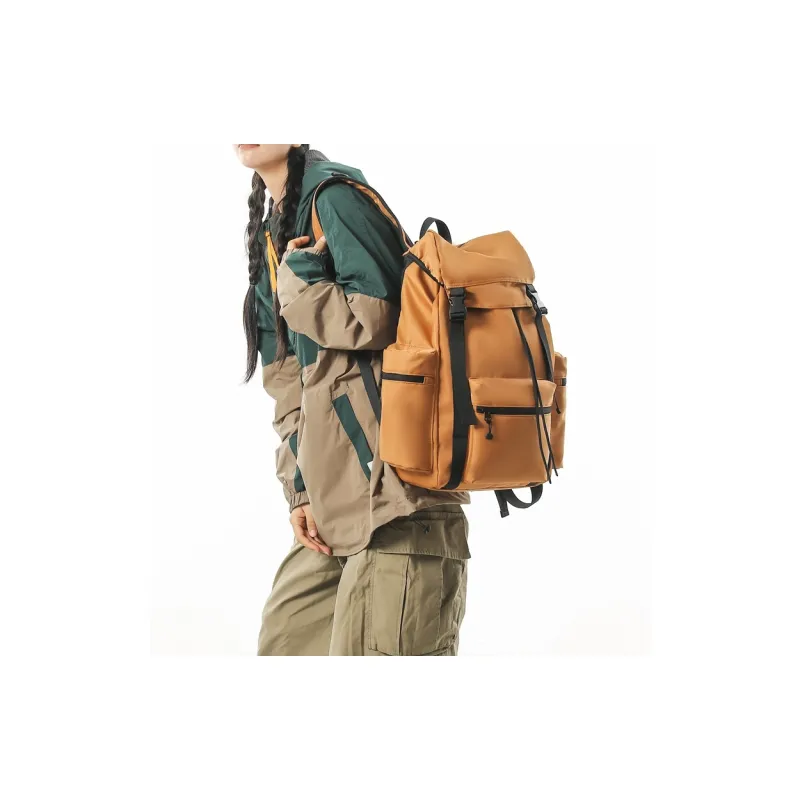 Wenpercy Nylon Backpack Regular Unisex Multicolor-12