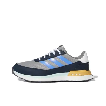 Adidas Anti Slip Wear Resistant Low Top Golf Shoes Men's Gray Black