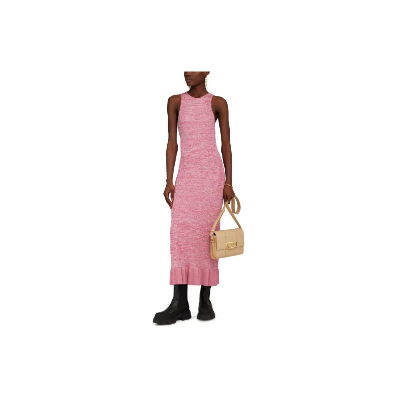 GANNI Knitted Midi Dress-2