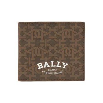 BALLY Artificial Leather Card Holder, Coin Purse, Wallet Men's Brown