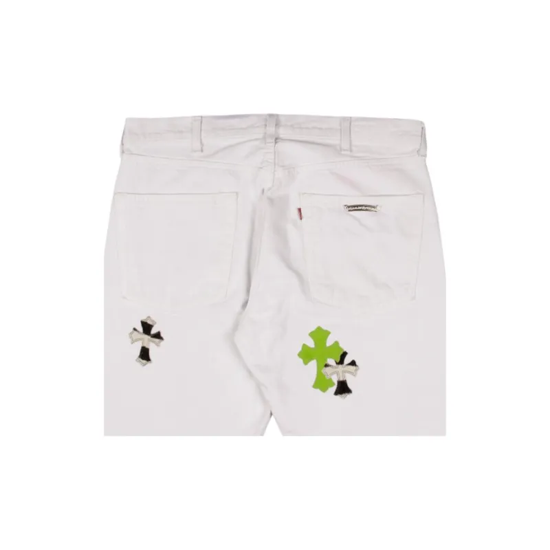 Chrome Hearts SS23 Jeans Men's White-2