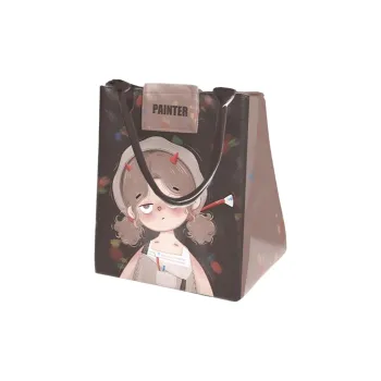 AOSONG Suede Tech Fabric Handbag Regular Unisex Coffee