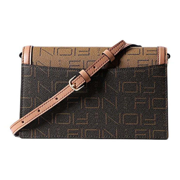 FION Artificial Leather Envelope Bag, Shoulder Bag Medium Size Women's Multicolor-2