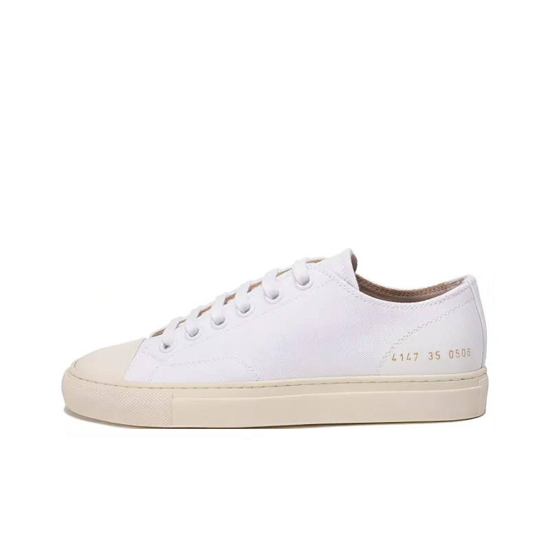 COMMON PROJECTS Low Top Stylish Skateboarding Shoes Women's White-0
