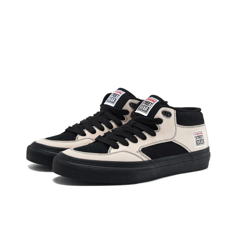 Vision Street Wear Concave Mid Top Skateboard Shoes Unisex Ecru-2
