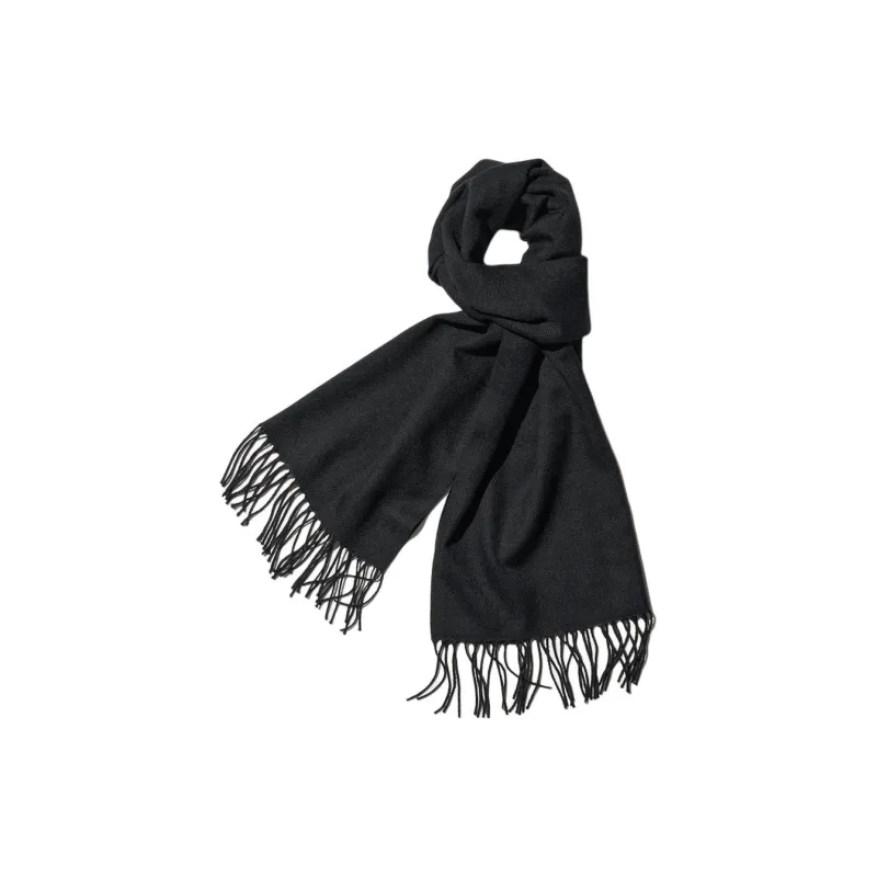 UNIQLO Sheep Wool Knit Scarves Unisex Ivory-0
