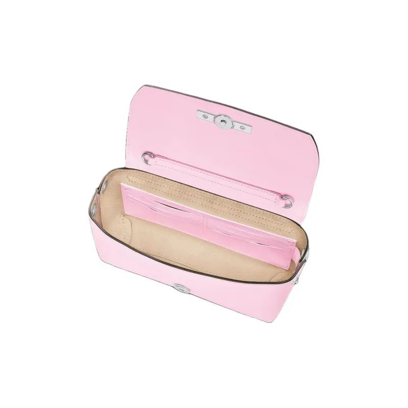 LONGCHAMP Roseau Calfskin Big Bag, Handheld Shoulder Bag, Crossbody Bag Women's Light Pink-3