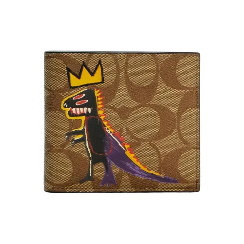 Jean-michel Basquiat X COACH Coin Wallet Wallets