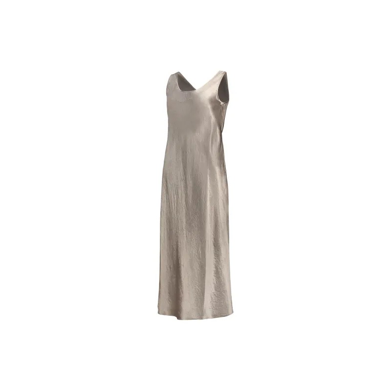 MaxMara Talete Satin Sleeveless Dress-2