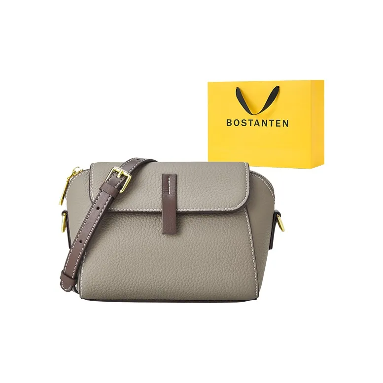 BOSTANTEN Cow Leather Crossbody Bag, Shoulder Bag Regular Women's Black/Sea Blue/Khaki-12
