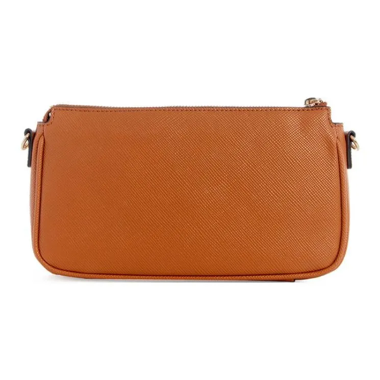 GUESS Polyurethane Shoulder Bag Crossbody Bag Women's Orange-2