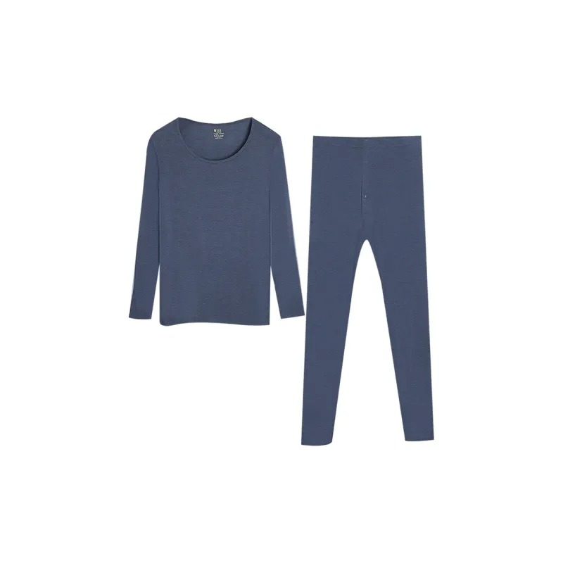 Red bean Men Thermal Sets-1