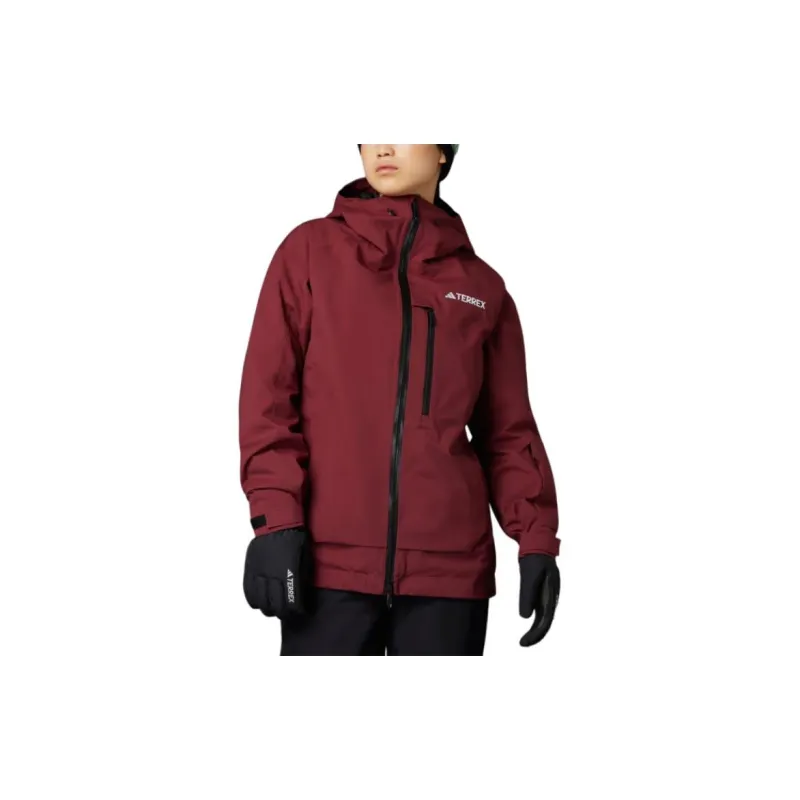 Adidas Xperior 2L Insulated RAIN.RDY Jacket Jacket Women's Dark Shadow Red-1