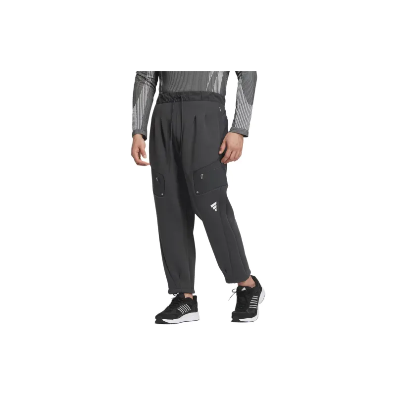 Adidas FW24 FUSTL P KN PT3 Casual Pants Men's Carbon Black-1