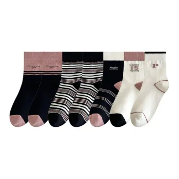 Lan Miao Mid Calf Socks Women's 7 Pack