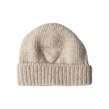 PRADA Ribbed Knit Cashmere Beanie