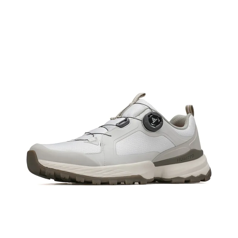 HUMTTO Cushioning Anti Slip And Wear Resistant Low Top Outdoor Shoes Men's Beige Gray-1