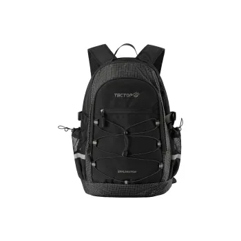 Tectop Oxford Backpack Regular Unisex Classic Black/Pine Needle Green