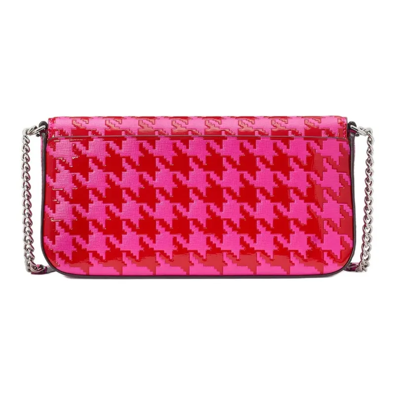 Kate Spade Leather Wallet Crossbody Bag Women's Pink Multicolor-2