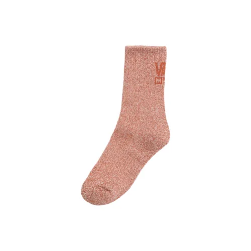 Vans HALF CREW MTE Crestline Mid-Calf Socks Unisex 1 Pack Reddish Brown
