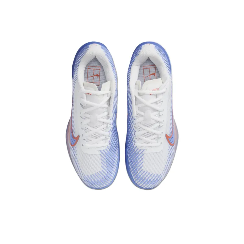 Nike Air Zoom Vapor 11 Wear Resistant Low Top Tennis Shoes Women's Blue-3