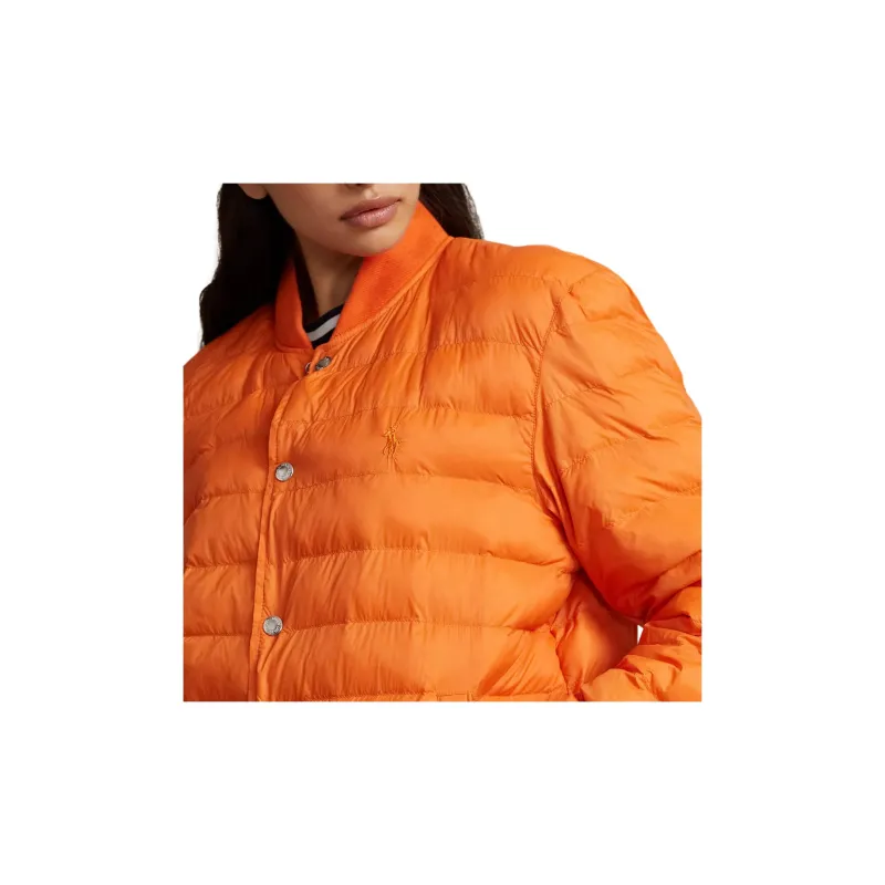 Polo Ralph Lauren Puffer Jacket Women's Orange-4